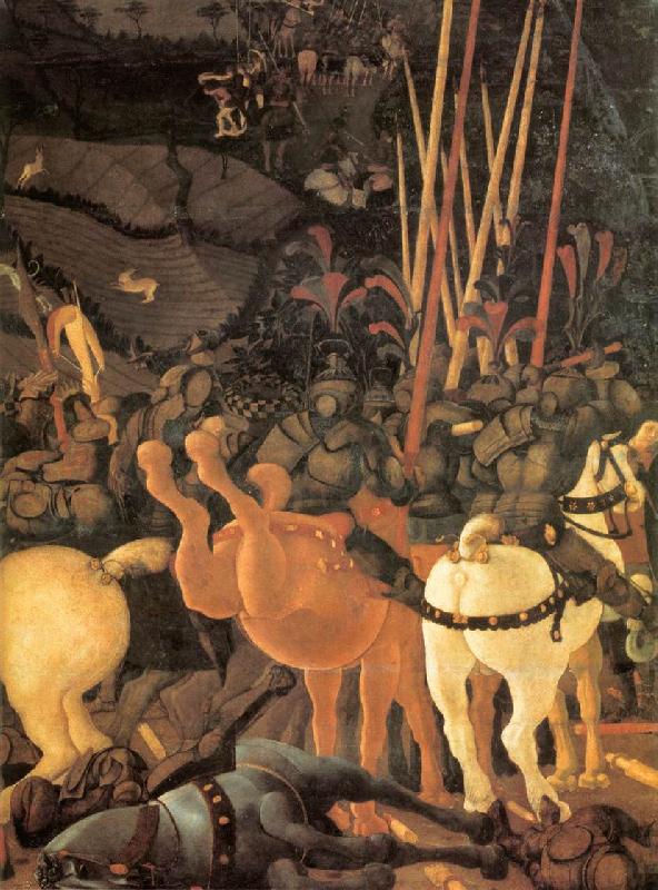 UCCELLO, Paolo Bernardino della Ciarda Thrown Off His Horse (detail) wt